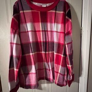 Plaid Women's Pajama Top